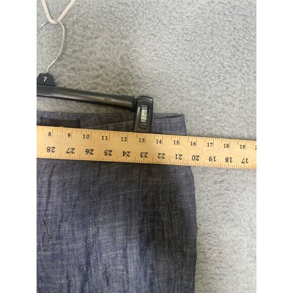 Vince womens chambray lyocell linen blend pants business casual office 26 - Picture 8 of 15